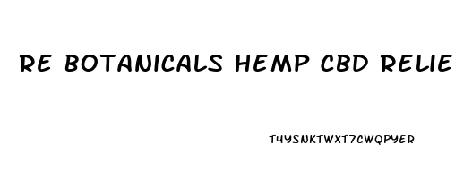 Re Botanicals Hemp Cbd Relief Body Oil Review