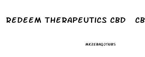 Redeem Therapeutics Cbd  Cbn Gummies