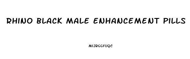 Rhino Black Male Enhancement Pills