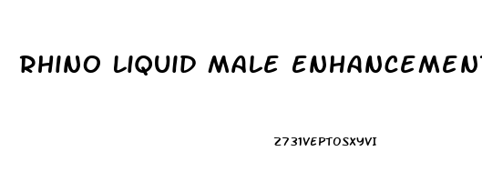 Rhino Liquid Male Enhancement