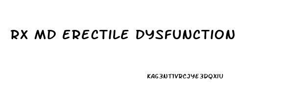 Rx Md Erectile Dysfunction