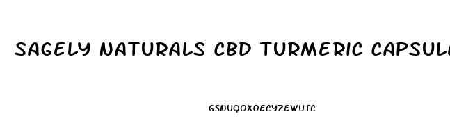 Sagely Naturals Cbd Turmeric Capsules Reviews