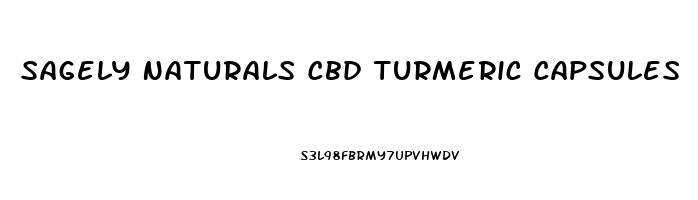Sagely Naturals Cbd Turmeric Capsules