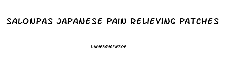 Salonpas Japanese Pain Relieving Patches