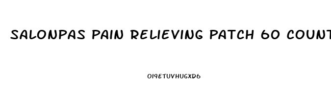 Salonpas Pain Relieving Patch 60 Count