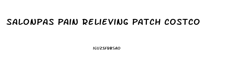 Salonpas Pain Relieving Patch Costco