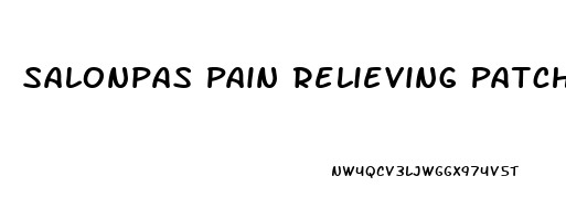 Salonpas Pain Relieving Patches 20 Count