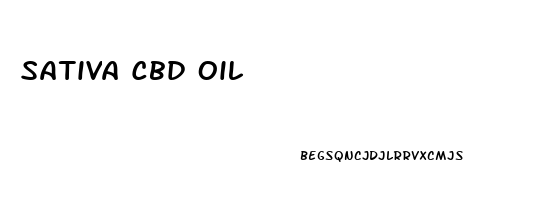 Sativa Cbd Oil