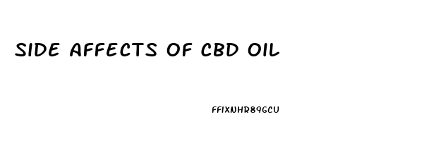 Side Affects Of Cbd Oil