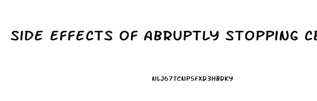 Side Effects Of Abruptly Stopping Cbd Oil