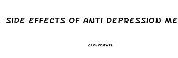 Side Effects Of Anti Depression Medication