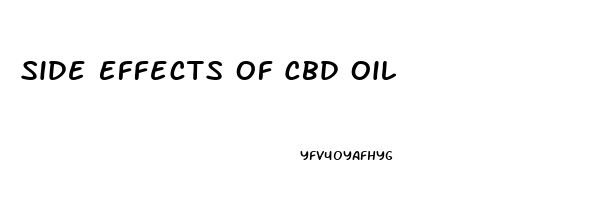 Side Effects Of Cbd Oil