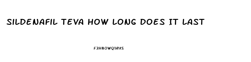 Sildenafil Teva How Long Does It Last