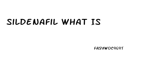 Sildenafil What Is