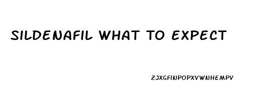 Sildenafil What To Expect
