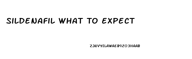 Sildenafil What To Expect