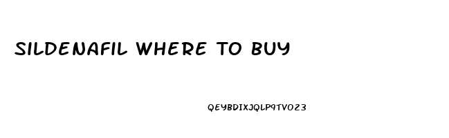 Sildenafil Where To Buy