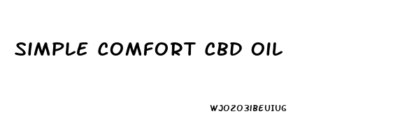 Simple Comfort Cbd Oil