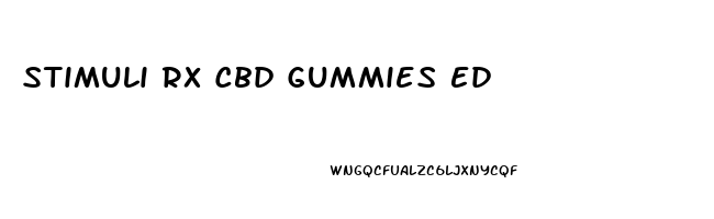 Stimuli Rx Cbd Gummies Ed
