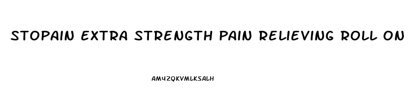 Stopain Extra Strength Pain Relieving Roll On