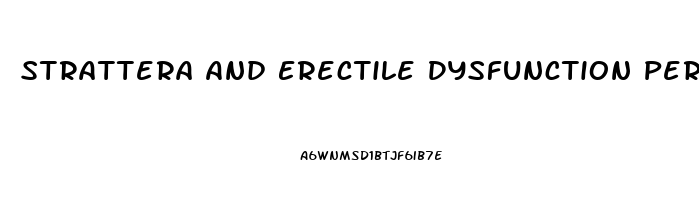 Strattera And Erectile Dysfunction Permanent