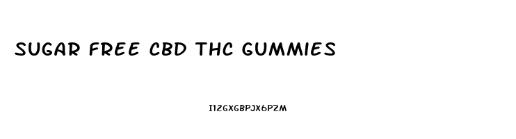 Sugar Free Cbd Thc Gummies