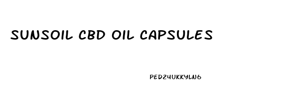 Sunsoil Cbd Oil Capsules