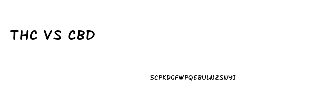 Thc Vs Cbd