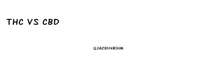 Thc Vs Cbd