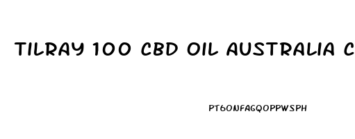 Tilray 100 Cbd Oil Australia Cost