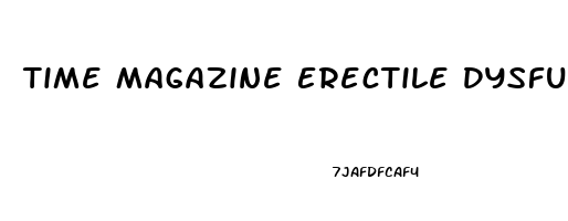 Time Magazine Erectile Dysfunction