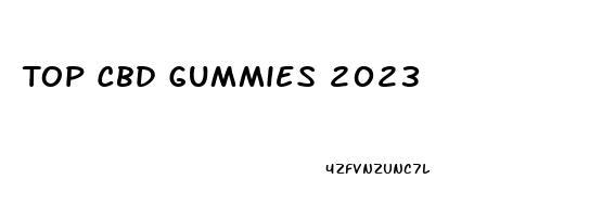 Top Cbd Gummies 2023