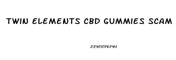 Twin Elements Cbd Gummies Scam