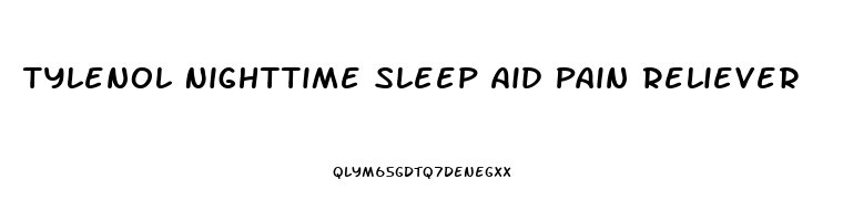 Tylenol Nighttime Sleep Aid Pain Reliever