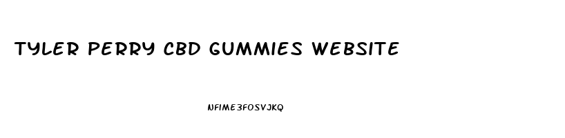 Tyler Perry Cbd Gummies Website