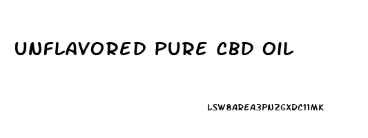 Unflavored Pure Cbd Oil