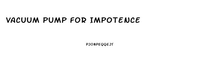 Vacuum Pump For Impotence