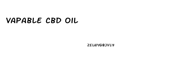 Vapable Cbd Oil