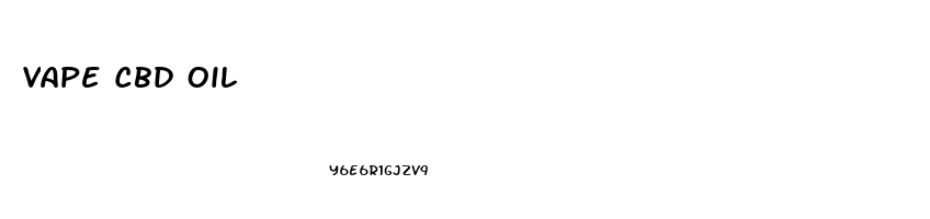 Vape Cbd Oil