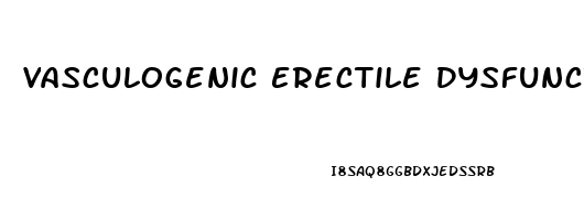 Vasculogenic Erectile Dysfunction Icd 10