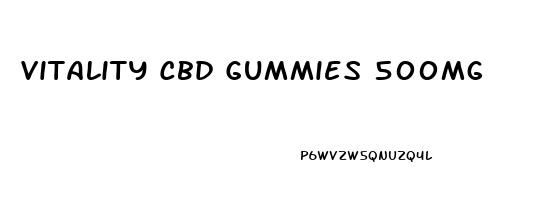 Vitality Cbd Gummies 500mg