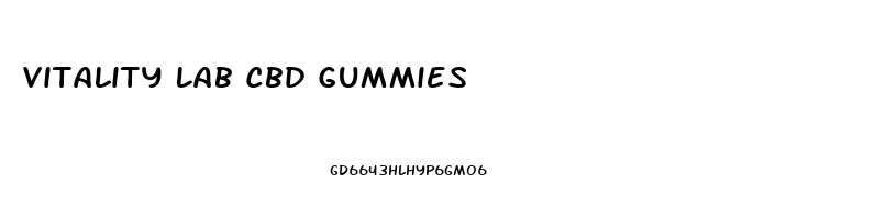 Vitality Lab Cbd Gummies