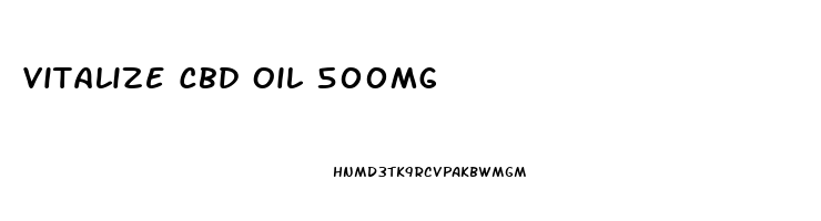 Vitalize Cbd Oil 500mg