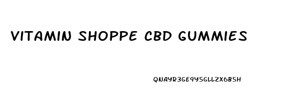 Vitamin Shoppe Cbd Gummies