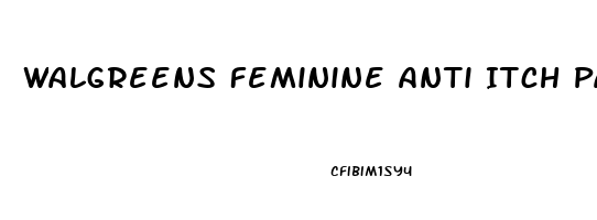 Walgreens Feminine Anti Itch Pain Relieving Cream