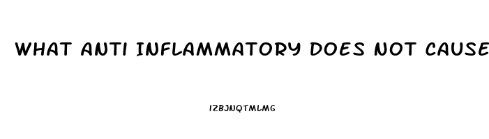 What Anti Inflammatory Does Not Cause Impotence