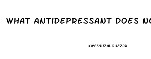 What Antidepressant Does Not Affect Libido