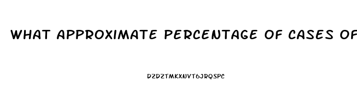 What Approximate Percentage Of Cases Of Impotence Is Caused By Psychological Factors
