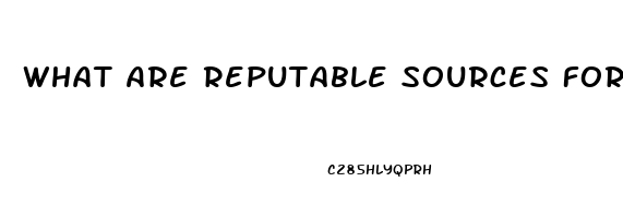 What Are Reputable Sources For Cbd Oil