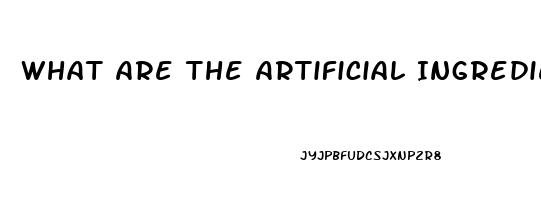 What Are The Artificial Ingredients In Cannavape Cbd Oil